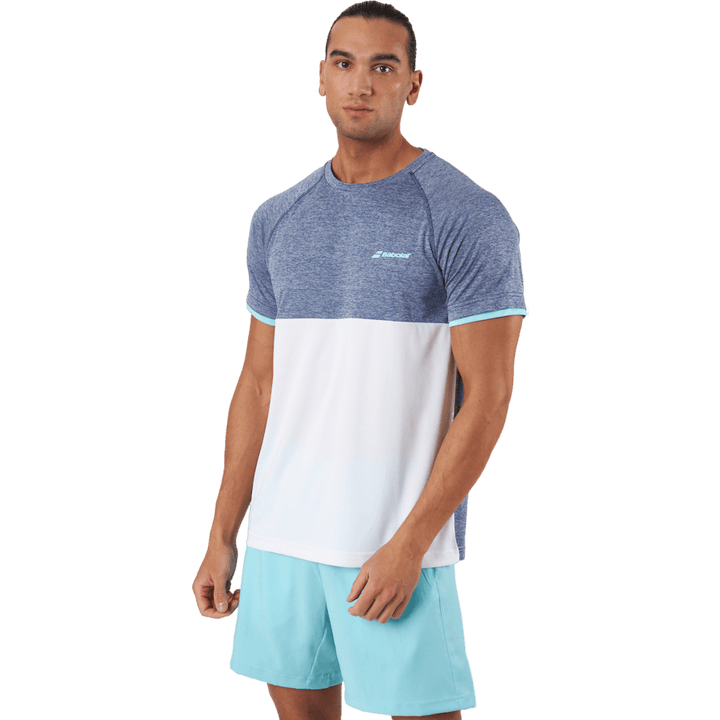 T-shirt Play Crew Neck White Blue