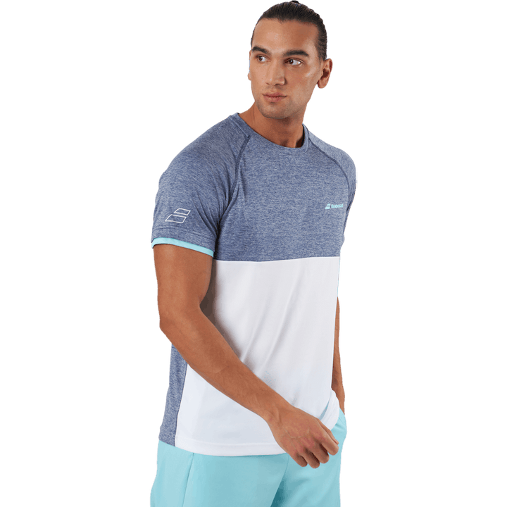 T-shirt Play Crew Neck White Blue