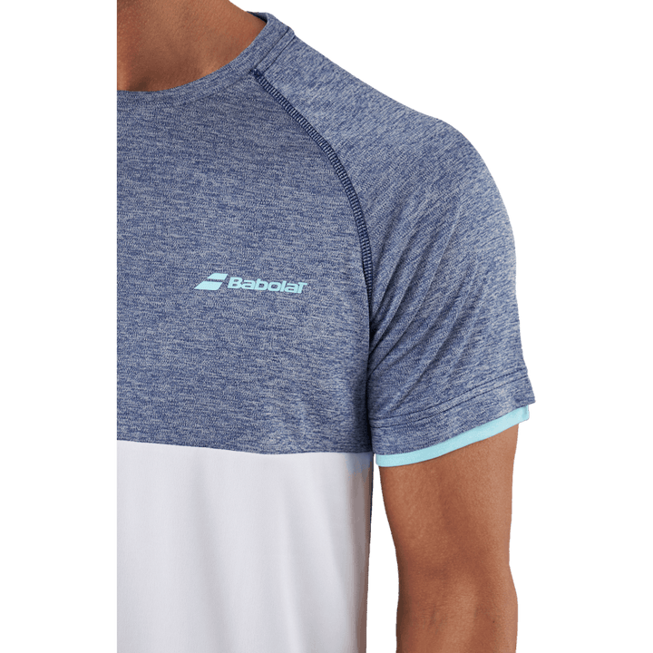 T-shirt Play Crew Neck White Blue