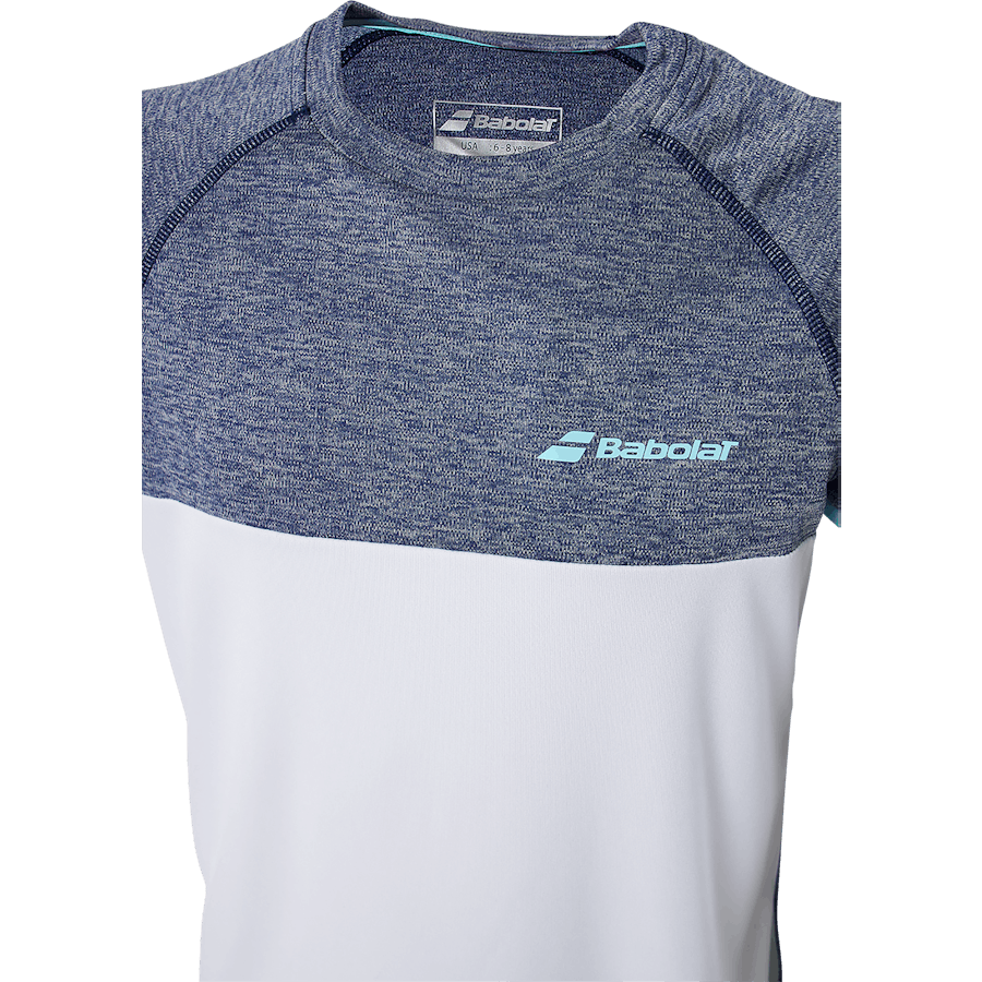 T-shirt Play Crew Neck White Blue