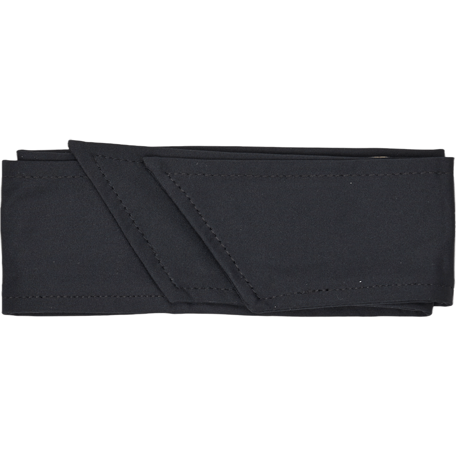 Headband Tie Black Black