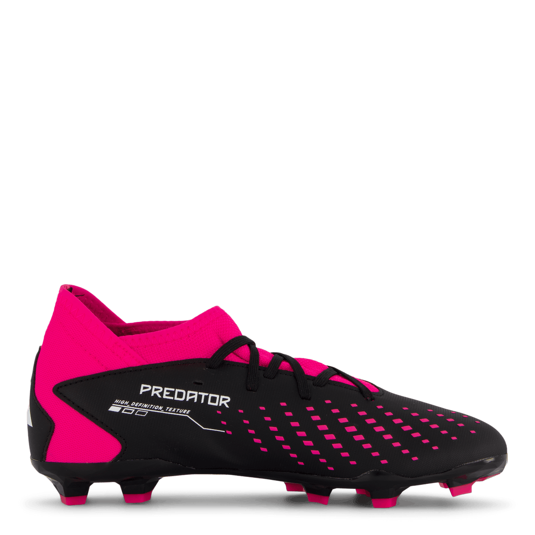 Predator Accuracy.3 Firm Ground Boots Core Black / Cloud White / Team Shock Pink 2