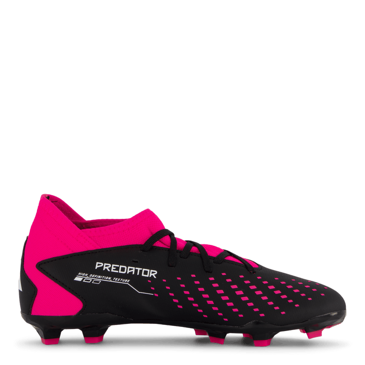 Predator Accuracy.3 Firm Ground Boots Core Black / Cloud White / Team Shock Pink 2