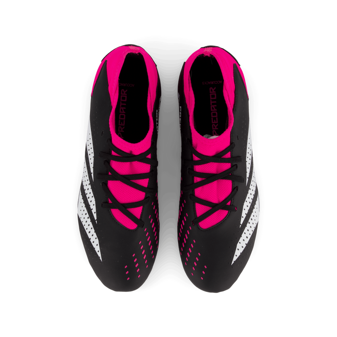 Predator Accuracy.3 Firm Ground Boots Core Black / Cloud White / Team Shock Pink 2