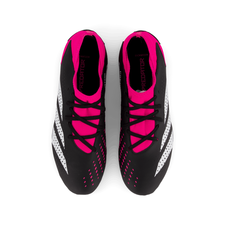 Predator Accuracy.3 Firm Ground Boots Core Black / Cloud White / Team Shock Pink 2