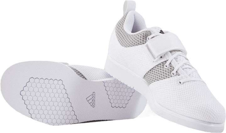 Powerlift 5 Weightlifting Shoes Cloud White / Core Black / Grey Two
