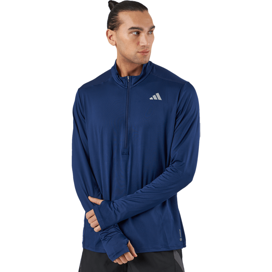 Own the Run 1/2 Zip Langarm-Top Dunkelblau
