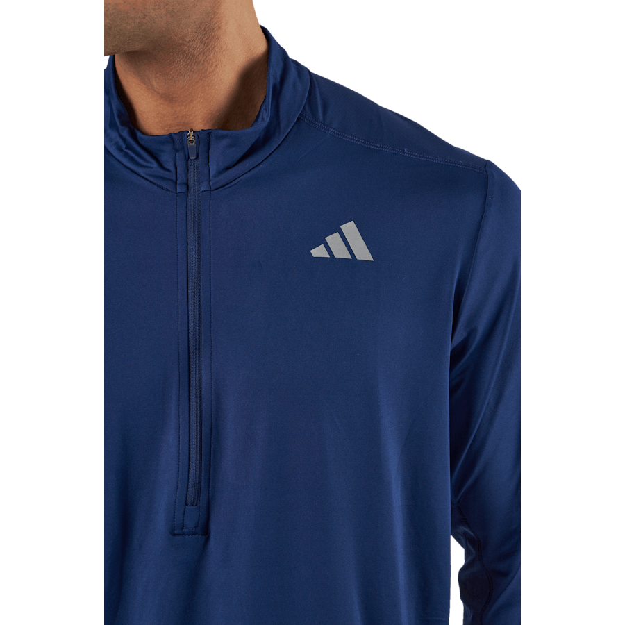 Own the Run 1/2 Zip Langarm-Top Dunkelblau