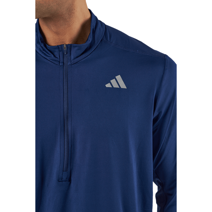 Own the Run 1/2 Zip Langarm-Top Dunkelblau