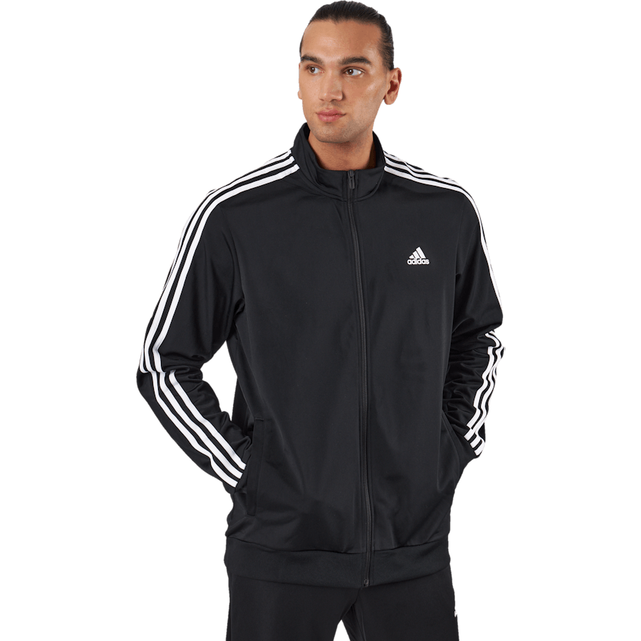 Essentials Warm-Up 3-Stripes Track Top Noir