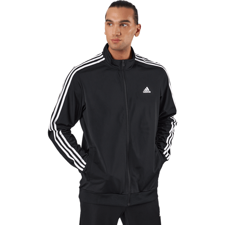 Essentials Warm-Up 3-Stripes Track Top Noir