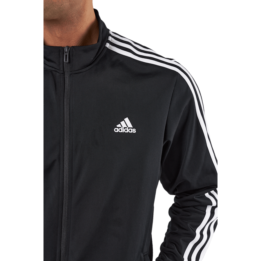 Essentials Warm-Up 3-Stripes Track Top Noir