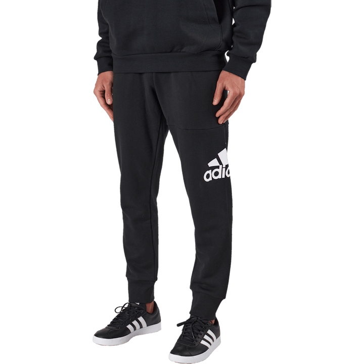 Joggers Essentials in French Terry con polsino affusolato e logo Nero
