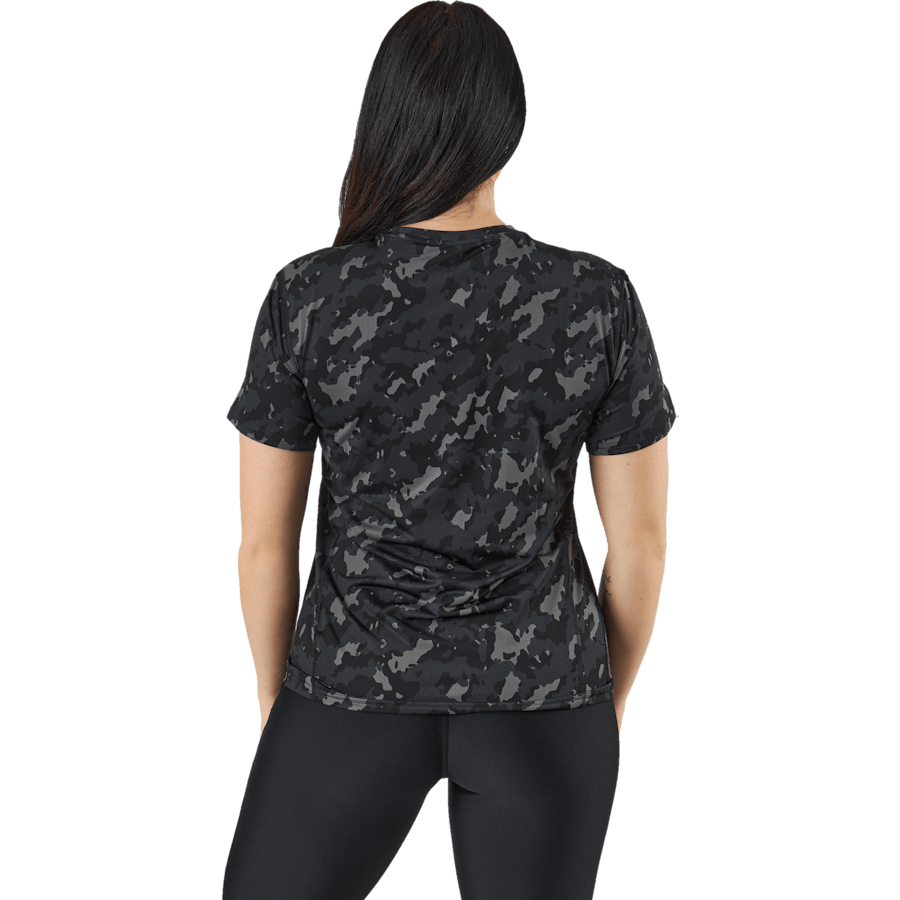 Own the Run Camo Running T-Shirt Schwarz