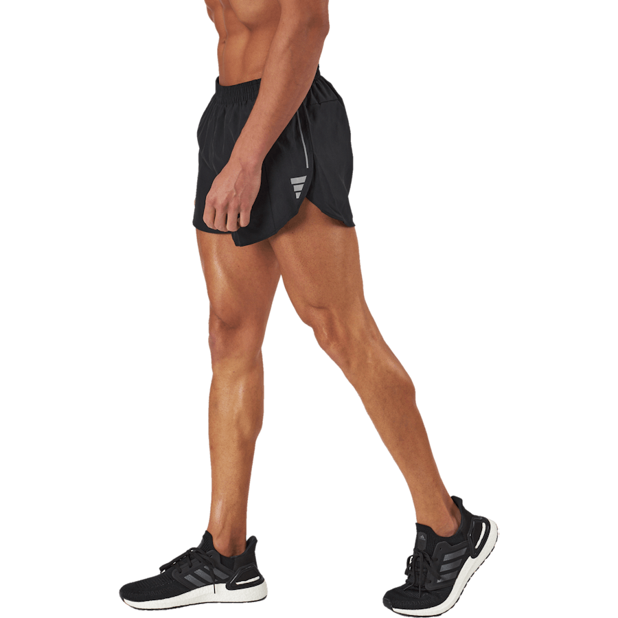 Own the Run Split Shorts Black
