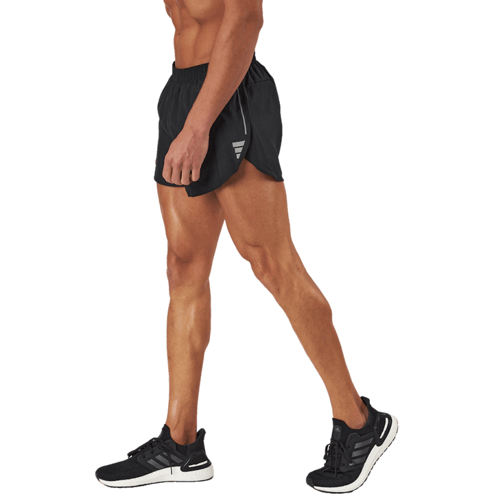 Own the Run Split Shorts Black