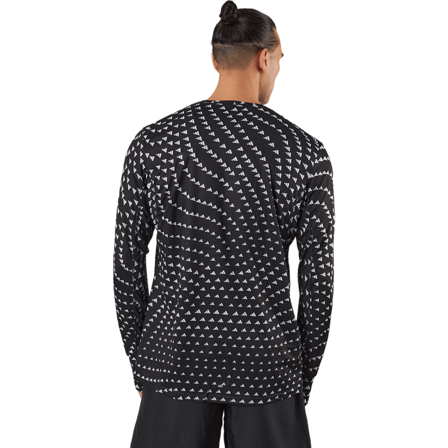 Brand Love Graphic Long Sleeve Long-sleeve Top Black