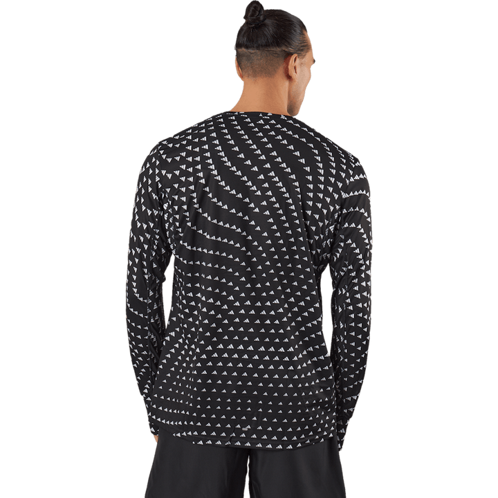 Brand Love Graphic Long Sleeve Long-sleeve Top Black