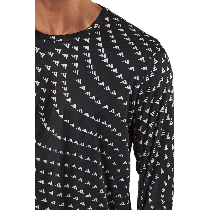 Brand Love Graphic Long Sleeve Long-sleeve Top Black