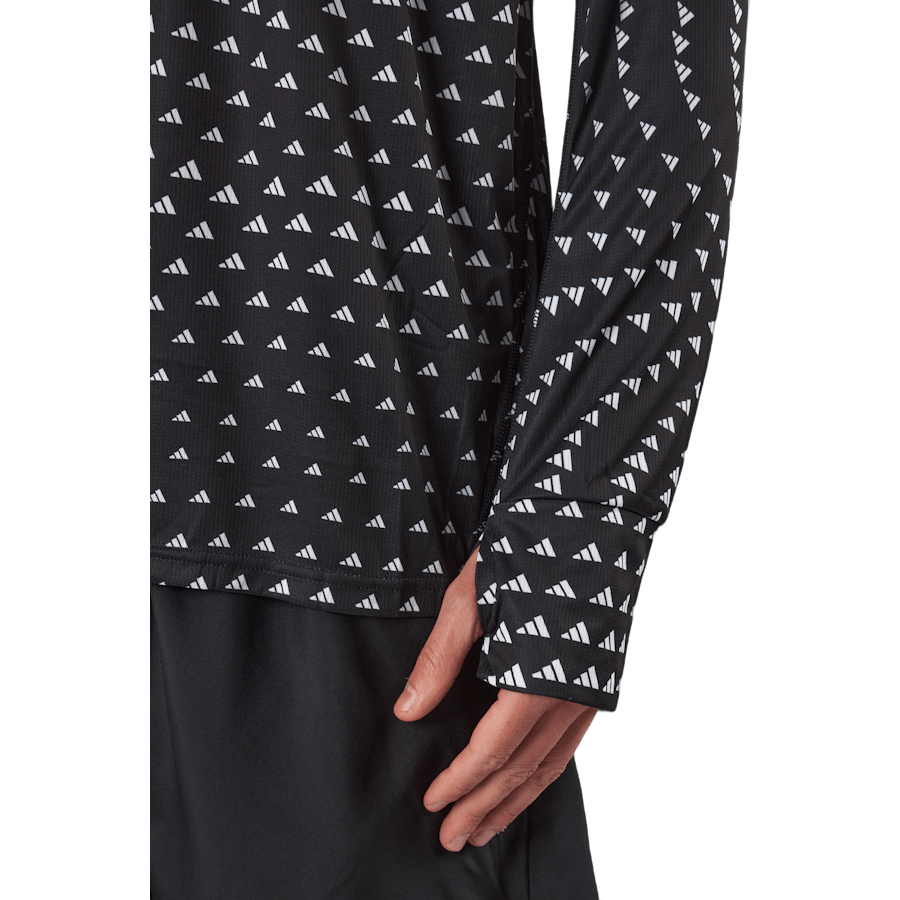 Brand Love Graphic Long Sleeve Long-sleeve Top Black