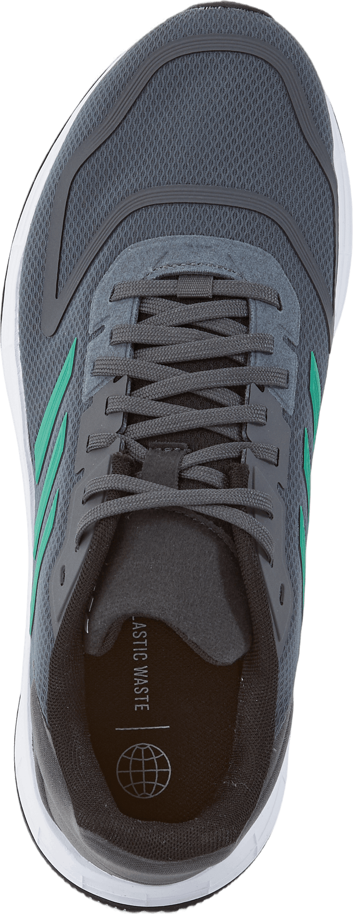 Chaussures Duramo 10 Gris Cinq / Vert Court / Blanc Nuage