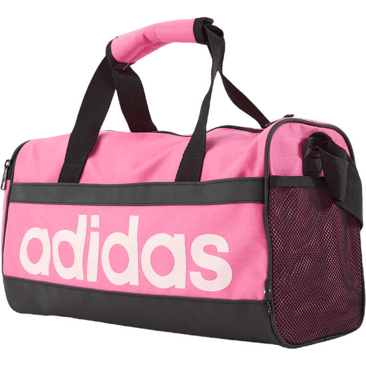 Essentials Linear Duffel Bag Extra Small Pulmag/Black/Clpink