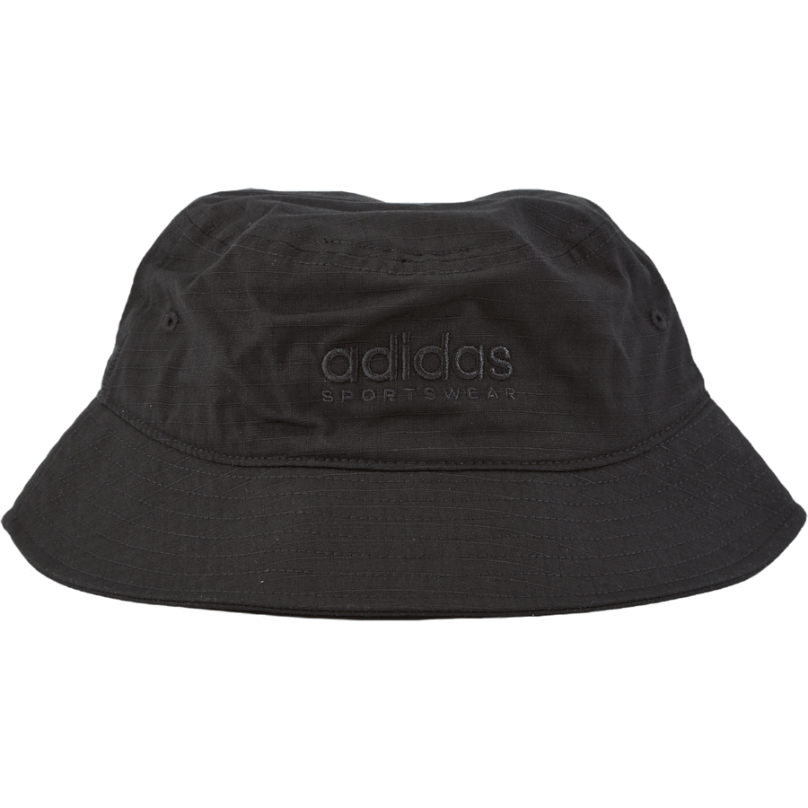 Cappello classico a secchiello in cotone nero