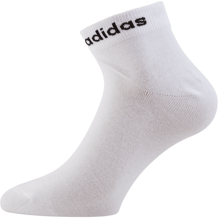Think Linear Ankle Socks 3 Pairs White / Black