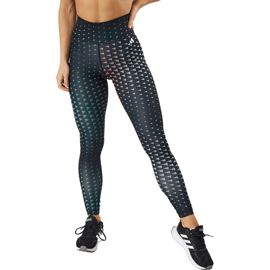 Train Essentials Brand Love High-Waisted Full-Length Leggings Black