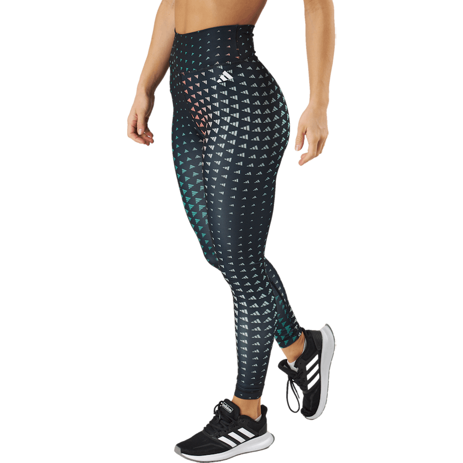 Train Essentials Brand Love High-Waisted Full-Length Leggings Black