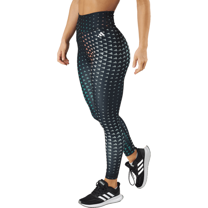 Train Essentials Brand Love High-Waisted Full-Length Leggings Black