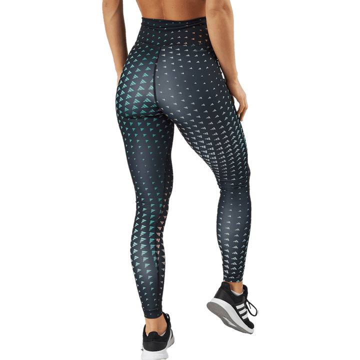 Train Essentials Brand Love High-Waisted Full-Length Leggings Black