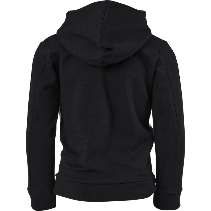 Sweat à capuche colorblock 3 bandes noir