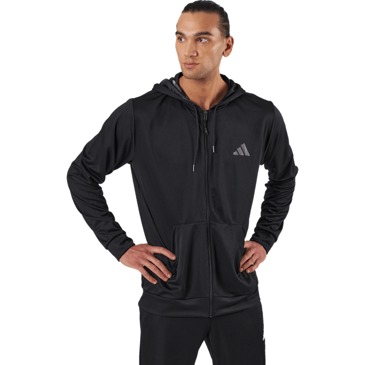 Train Essentials Seasonal Training Full-Zip Jacket Black