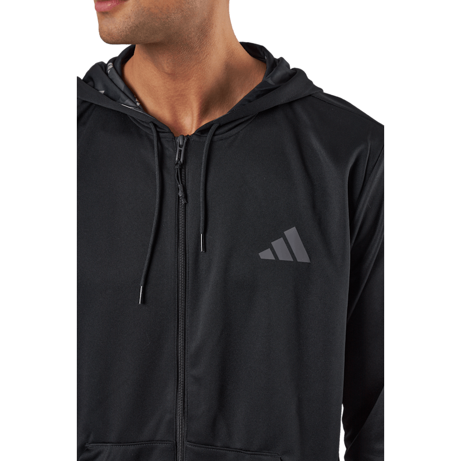 Train Essentials Seasonal Training Full-Zip Jacket Black