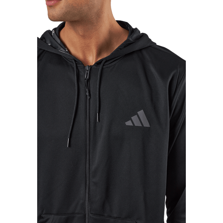 Train Essentials Seasonal Training Full-Zip Jacket Black