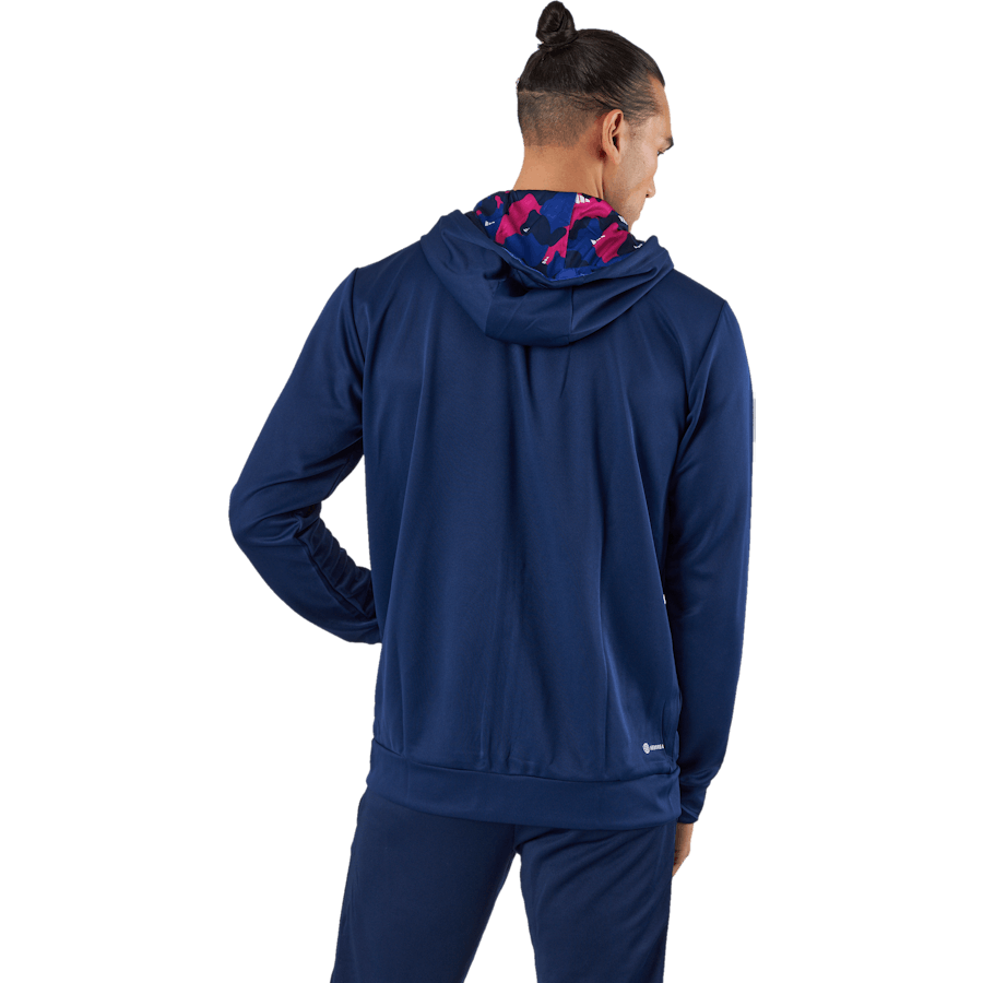 Train Essentials Seasonal Training Full-Zip Jacke dunkelblau