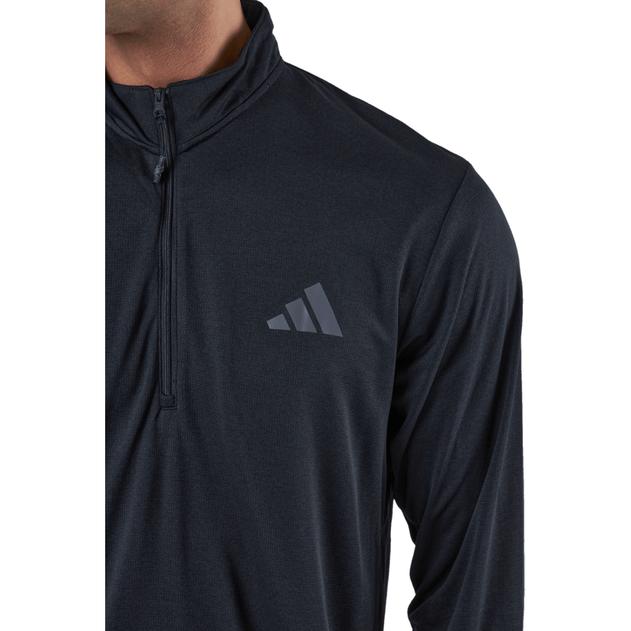 Train Essentials Seasonal Training Felpa a maniche lunghe 1/4-Zip Nero