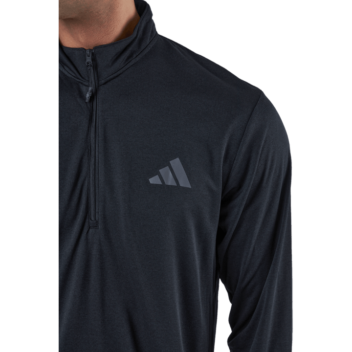 Train Essentials Seasonal Training Felpa a maniche lunghe 1/4-Zip Nero