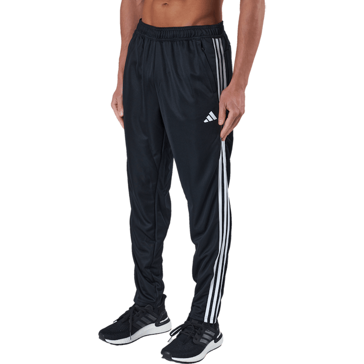 Train Essentials 3-Stripes Training Joggers Black / White