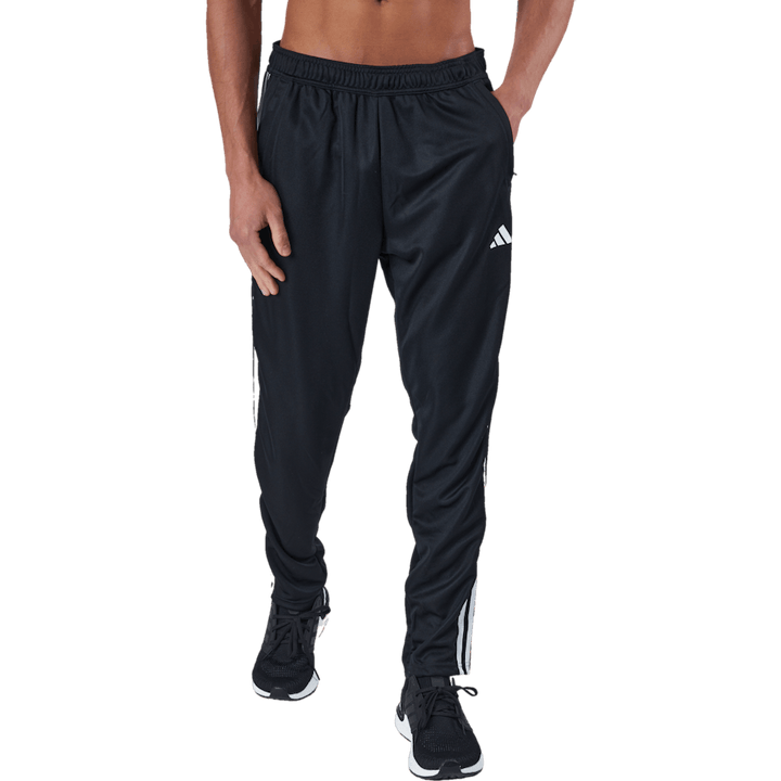 Train Essentials 3-Stripes Training Joggers Black / White