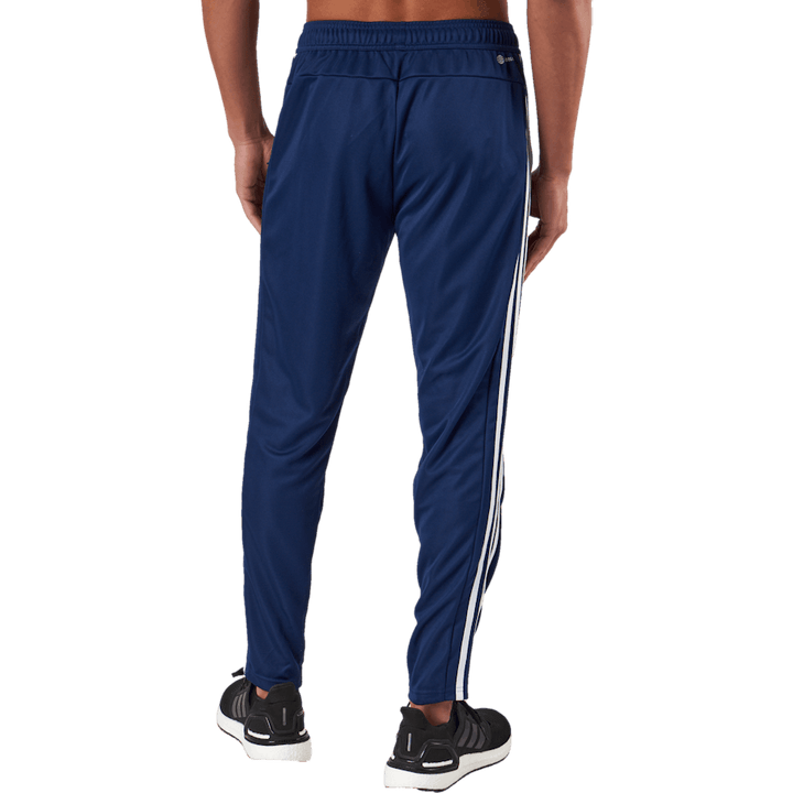 Pantalon de jogging d'entraînement Train Essentials à 3 bandes bleu foncé/blanc
