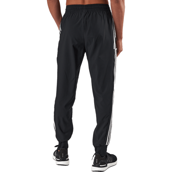 AEROREADY Essentials Joggers med avsmalnande mudd och vävda 3 ränder Svart