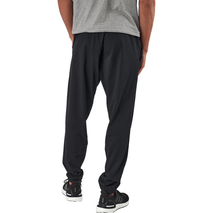 Essentials Single Jersey Tapered Elasticized Cuff Logo Joggers Black