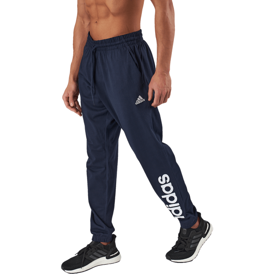 Essentials Single Jersey Tapered Elasticized Cuff Logo Joggers Legend Ink