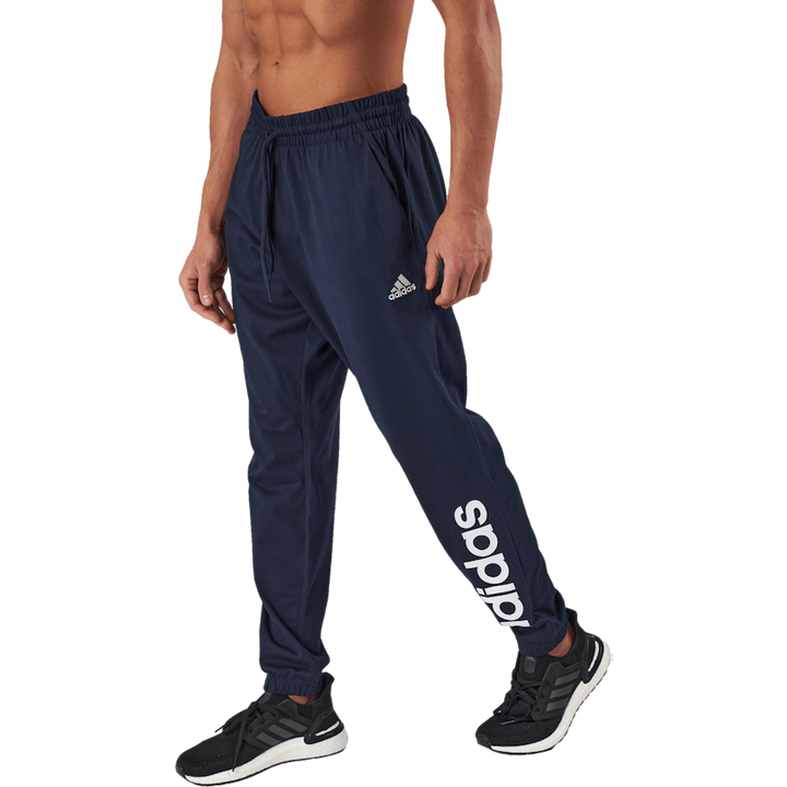 Essentials Single Jersey Tapered Elasticized Cuff Logo Joggers Legend Ink