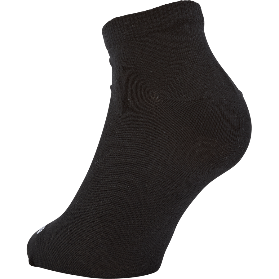 Thin Linear Low-Cut Socks 3 Pairs Black
