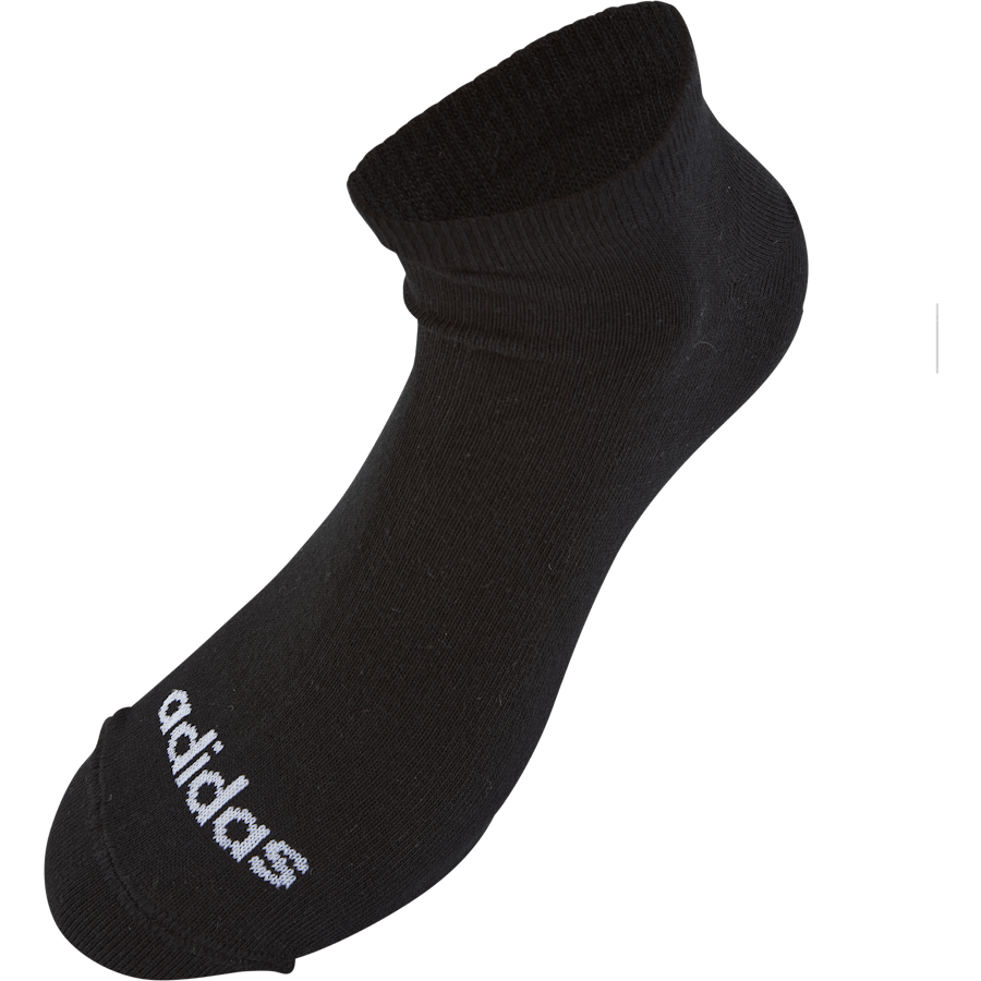 Thin Linear Low-Cut Socks 3 Pairs Black