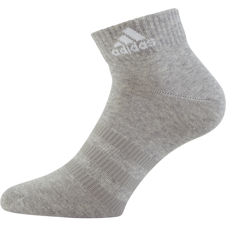 Thin and Light Sportswear Ankle Socks 6 Pairs Medium Grey Heather