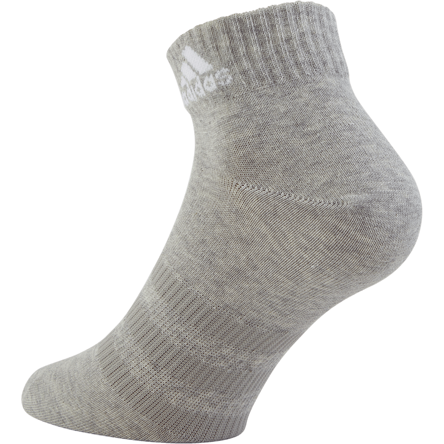 Thin and Light Sportswear Ankle Socks 6 Pairs Medium Grey Heather